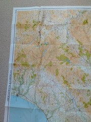 Vintage Bartholomew National Map Series map for Aberystwyth & Cardigan Number 17