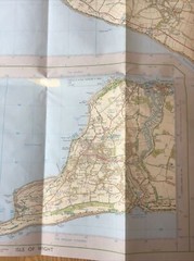 1990 Ordnance Survey Outdoor Leisure Map 29 Isle Of Wight ( Newport , Sandown )