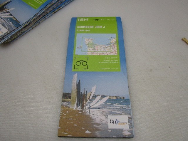 Normandy D-Day (Jour J) 6th June 1944 Events map