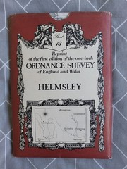 Reprint Of The Ordnance Survey First Edition One Inch Map Sheet 13 HELMSLEY