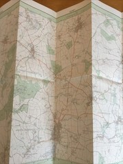 1988 Ordnance Survey Pathfinder Map 1001 SP 85/95 Olney (incl Harrold )
