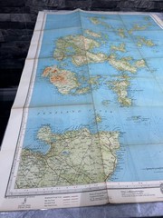 Bartholomew’s Half-inch Map of Orkney Islands. Sheet 61 Rare Vintage Map