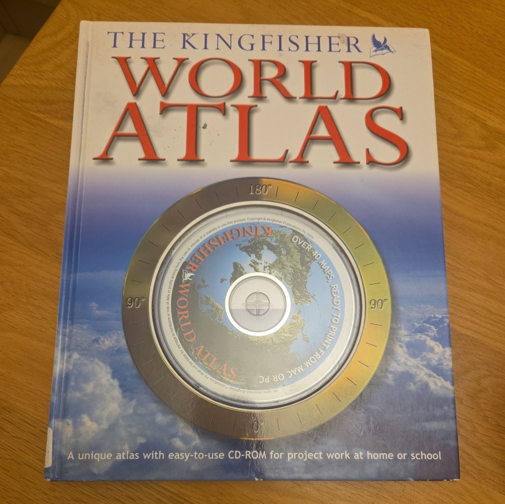The Kingfisher World Atlas (with CD-ROM)