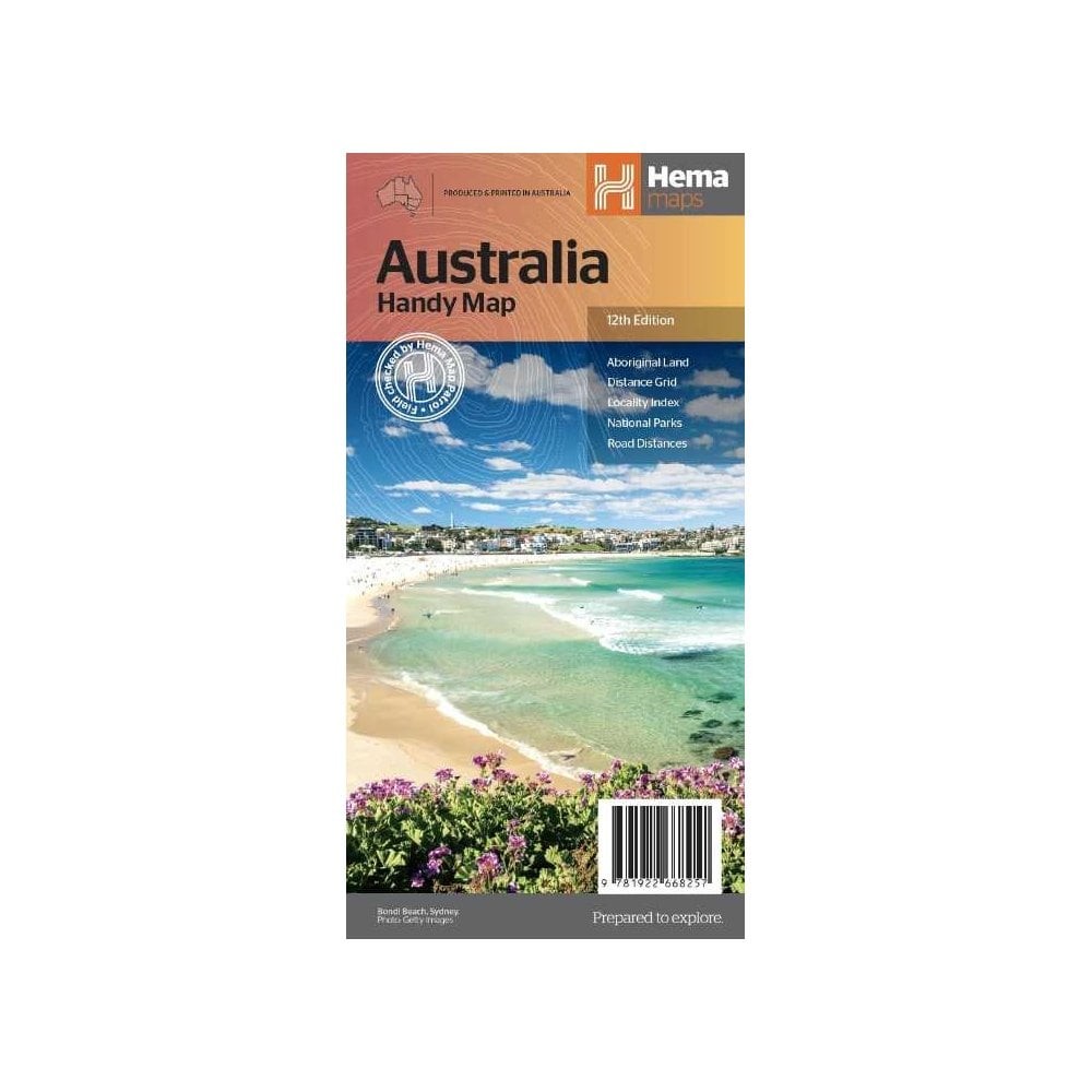 Australia Handy Map, planning, driving, national parks, city plans, index