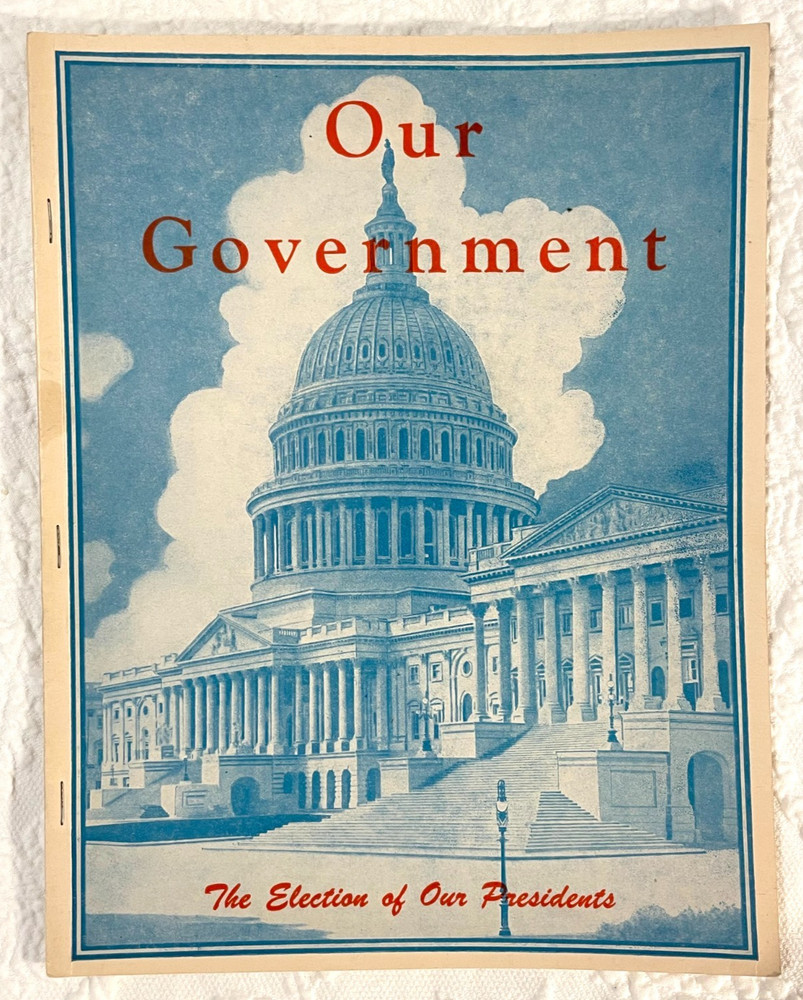 Denoyer Geppert OUR GOVERNMENT United States Presidential Election Maps – 1945