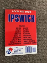 2001 Ipswich & Surrounding Local Red Book Street Maps With Index