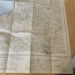Ordnance Survey Bude Sheet 174 One Inch Map 1959 Seventh Series