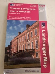 OS Ordnance Survey Landranger Map 117 Chester & Wrexham 2002 ISBN:978031927176