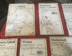BUNDLE OF 10 SCOTTISH STREET PLAN – TOWN MAPS