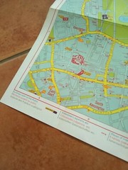 Antique Original Visitors London Map & Underground Map Geographers