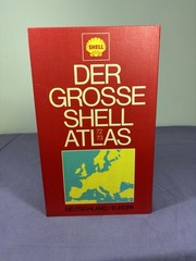 Der Grosse Shell Atlas Deutschland Europa 1972-73 Vintage Map Book