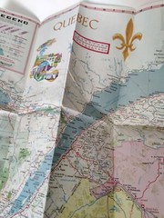 Tourist Map – Atlantic Provinces and Quebec – Canada by AAA and CAA