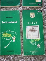 Tourist Guides Of Europe X15 Vintage Michelin Mainly France with Maps Travel