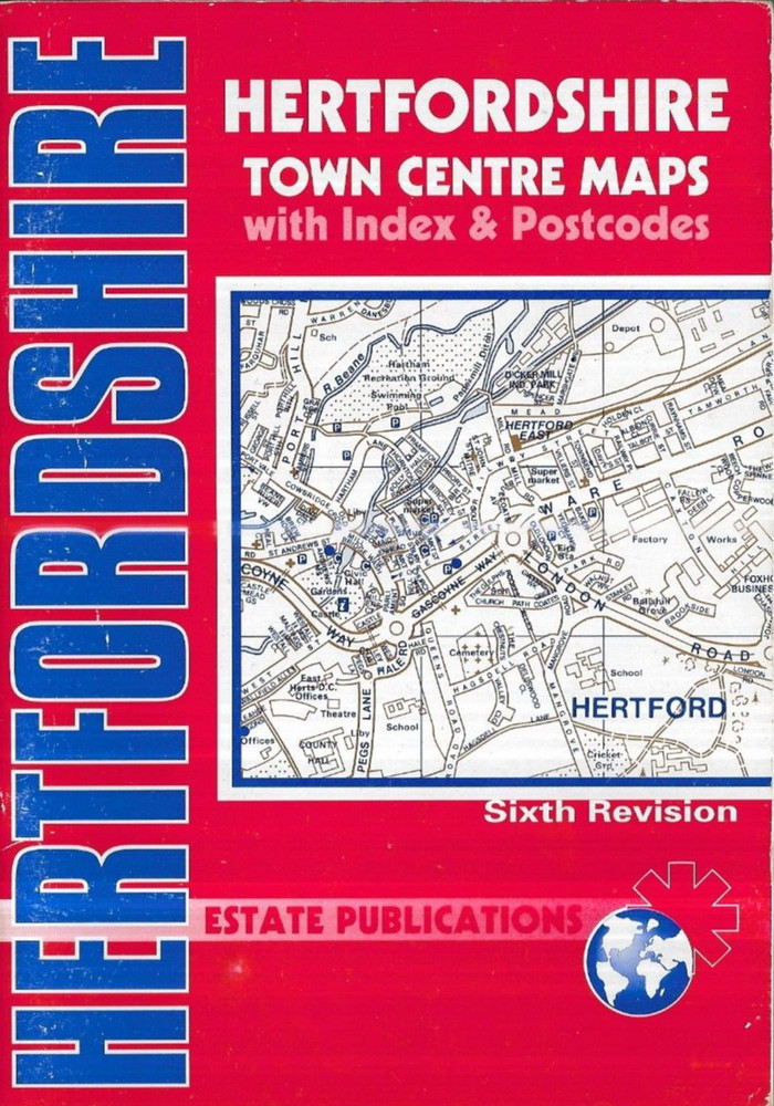 HERTFORDSHIRE TOWN CENTRE MAP – SIXTH EDITION