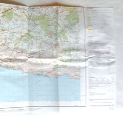 5 x assorted Dorset Ordnance Survey Geographia maps Dorchester & Bournemouth