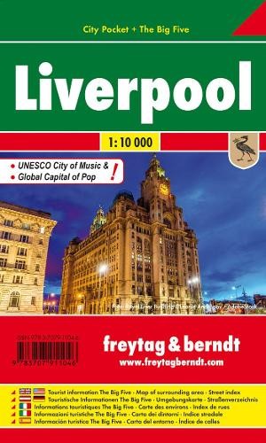 Freytag-Berndt Liverpool, City Pocket, City Plan 1:10.000 (Map) (UK IMPORT)