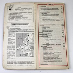 1964 MICHELIN Road Maps Guide BENELUX Countries Hotels Restaurants Europe French