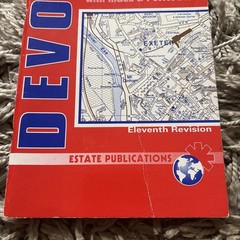 Tourist Guide Visitor Street Maps Atlas Red Book Devon Maps