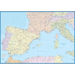Mediterranean Cruising Travel Reference Map cruise + ferry routes, tourist info