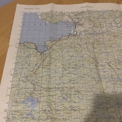 Vintage Norway Topographic Map Stjørdal 1971 1:50,000 Topografisk Kart M711