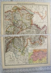c1907 Harmsworth Plate No. 65-66 Eastern Switzerland & the Engadin