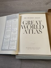 Vintage 1962 Reader’s Digest Great World Atlas 1st Edition Large Hardcover Book