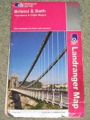 OS Ordnance Survey Landranger Map Sheet 172 Bristol & Bath – 2003