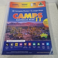 Camps Australia Wide 11 with Snaps Spiral Bound Camping Travel Guide With Photos