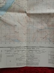OS ONE INCH RED MAP SHEET 48 LOCH TAY – VGC