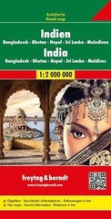 Freytag-Berndt India – Bangladesh – Bhutan – Nepal – Sri Lanka (Map) (UK IMPORT)