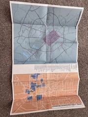 Lexington Kentucky Map Set – AAA 1988 + Visitors Guide – 2 Vintage Road Maps