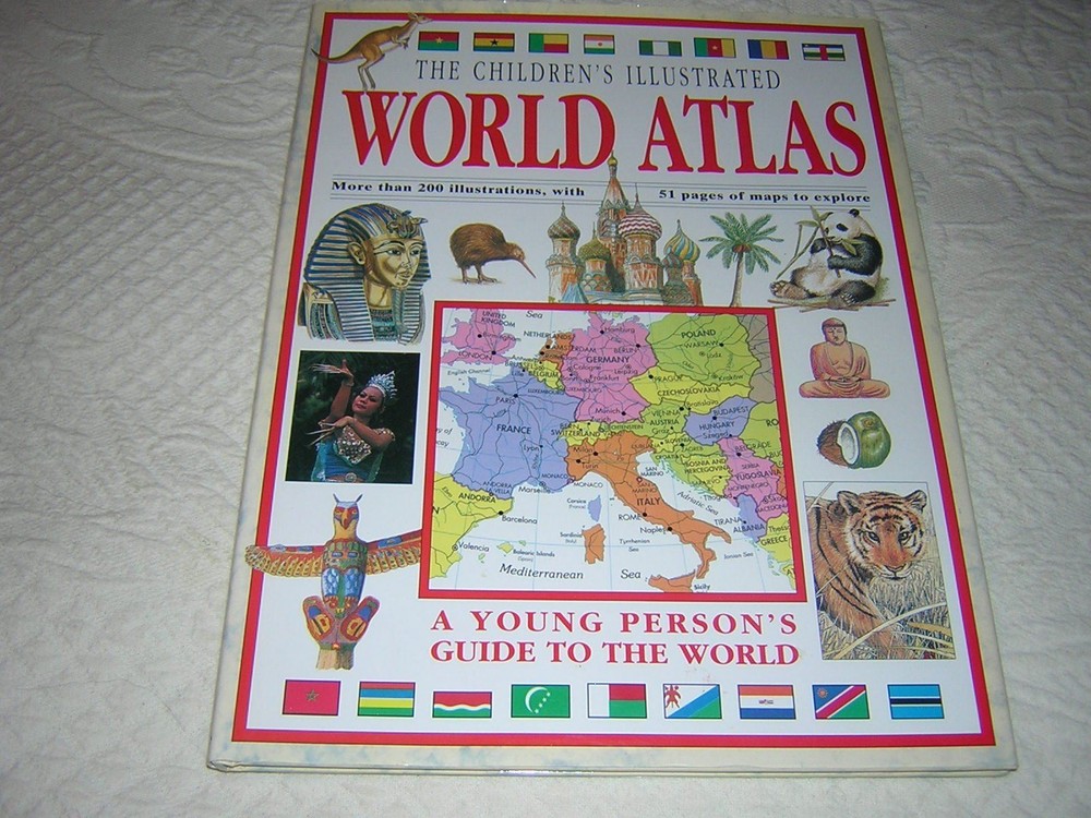 The Children’s Illustrated World Atlas Perham, Molly and Steele, Philip