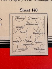 Ordnance Survey Seventh Edition One-Inch Wales Map Bundle