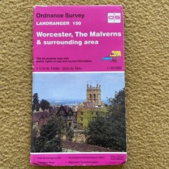 Landranger Maps: Sheet 150: Worcester, the Malverns and Surrounding Area by…