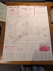 Barnett’s Street Plan & Map – Felixstowe c1972 Fold Out Good Condition