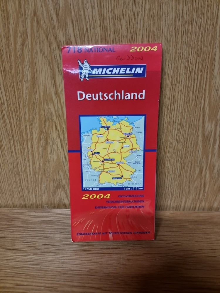 Michelin Deutschland Map 718 National 2004 (Q5)