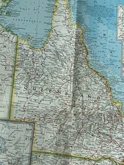 Vintage NATIONAL GEOGRAPHIC 1963 AUSTRALIA MAP 25” X 38” Excellent ++ Condition