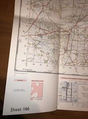 Frome – Old 1972 Ordnance Survey One-Inch Map Sheet 166 Inc Trowbridge Bath