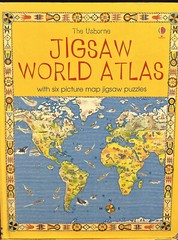 The Usborne Jigsaw World Atlas by Colin King (hardcover, 2003)