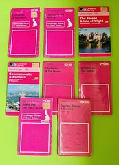 8 THE SOUTH COAST OS Landranger Maps 1:500