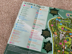 Map/Mappa Of Sigurta Veneto Italian/English/German 2019 Parco Giardino