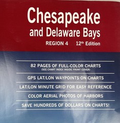Chesapeake & Delaware Bays 12th Edition Region 4 Maptech ChartKit 2013