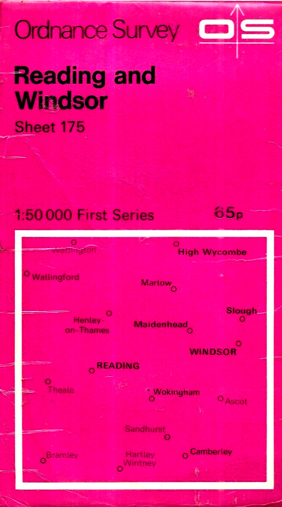 Ordnance Survey Map – Reading and Windsor