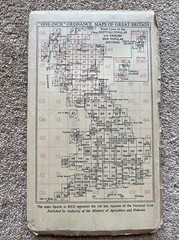 Vintage OS One Inch Map – Montgomery & Llandrindod Wells – Sheet 128 – 1947