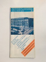 Vintage Sheet Map – Zurich 1974 – List of Hotels and Boarding-Houses