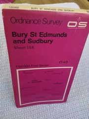 VGC BURY ST EDMUNDS OS Landranger Map 155 First Series 1:50000 VGC 1974