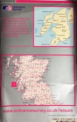 OS Landranger Map 60 Islay single-sided Oa Peninsula Port Ellen