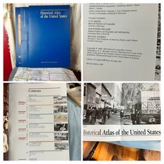 Historical Atlas of U.S 1993~National Geographic~Maps~Color~Magnifying Glass~New
