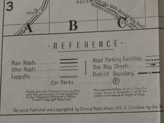 Tunbridge Wells & Tonbridge, SP Maps, 18th ed, adverts, index, vintage 1970s/80s