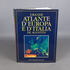 Large Book Atlas Of Europe And Italy De Agostini Free Copy ESSO 1994